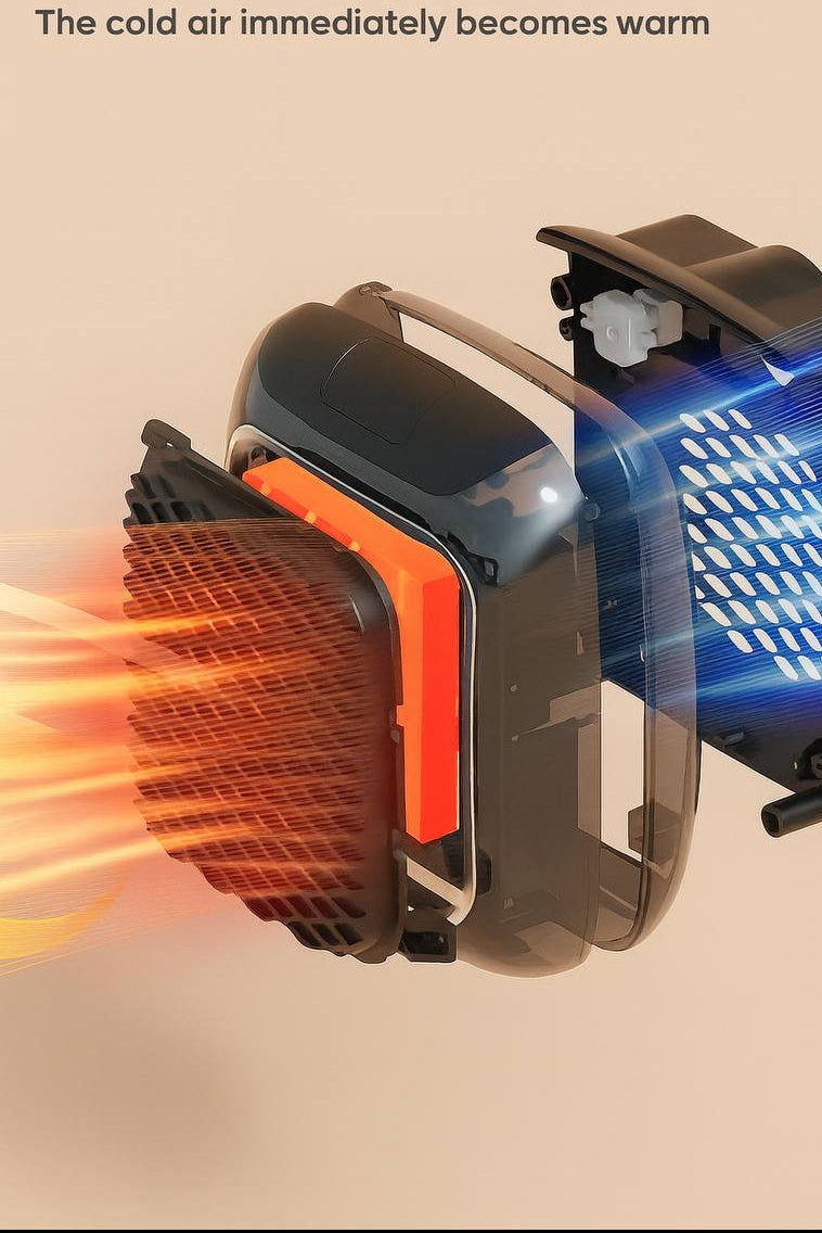 Portable Turbine Heater Wall-Mounted Electric Convector Heater.