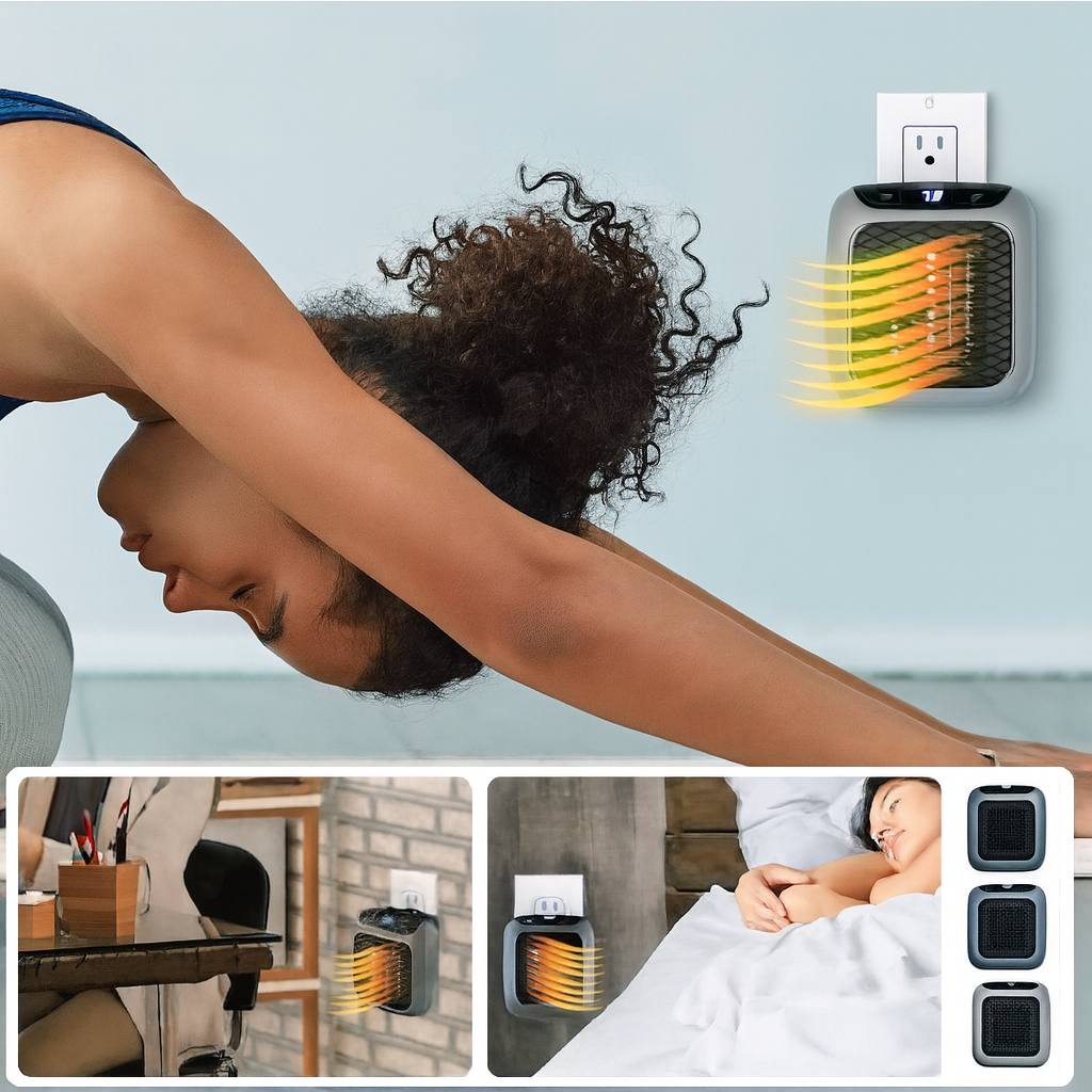 Portable Turbine Heater Wall-Mounted Electric Convector Heater.