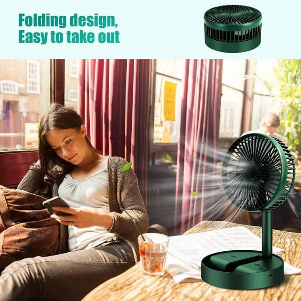 Metal Rechargeable Telescopic Fans