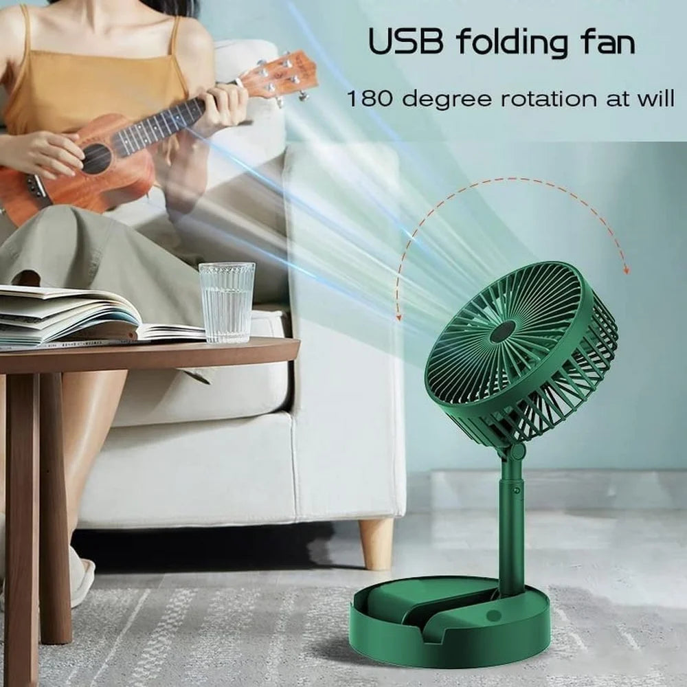 Metal Rechargeable Telescopic Fans