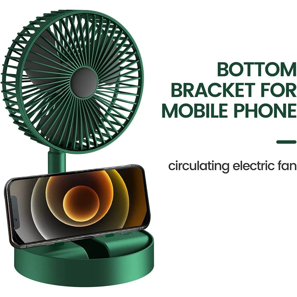 Metal Rechargeable Telescopic Fans